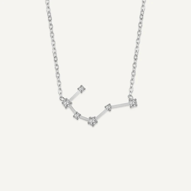 Collier Constellation du Zodiaque Argent Cancer