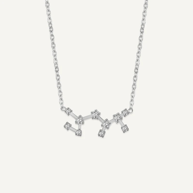 Collier Constellation du Zodiaque Argent Sagittaire