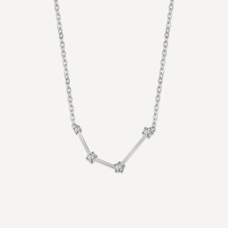 Collier Constellation du Zodiaque Argent Verseau
