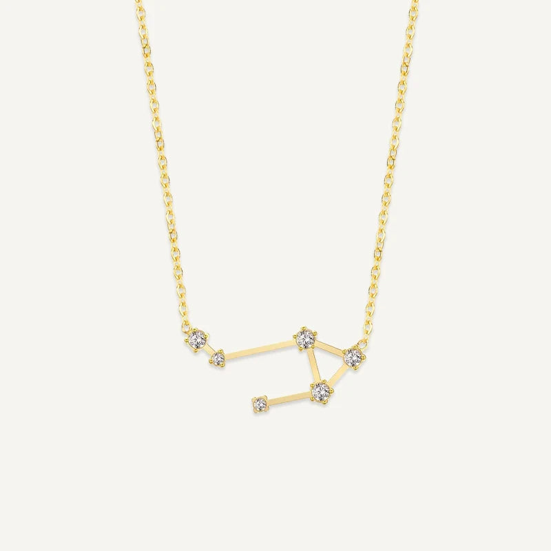 Collier Constellation du Zodiaque Or Balance