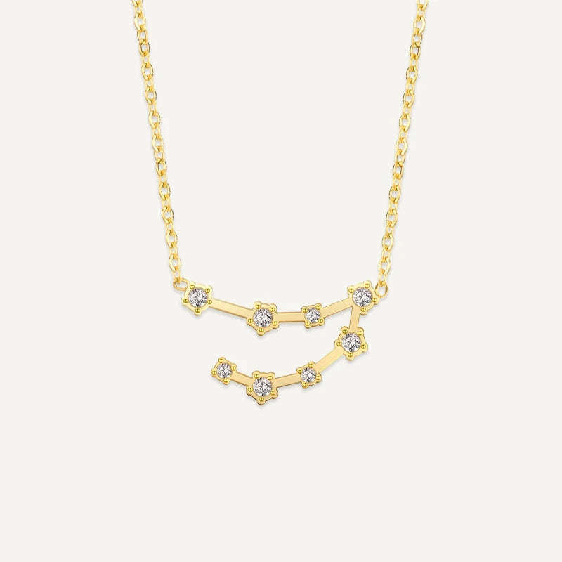 Collier Constellation du Zodiaque Or Capricorne