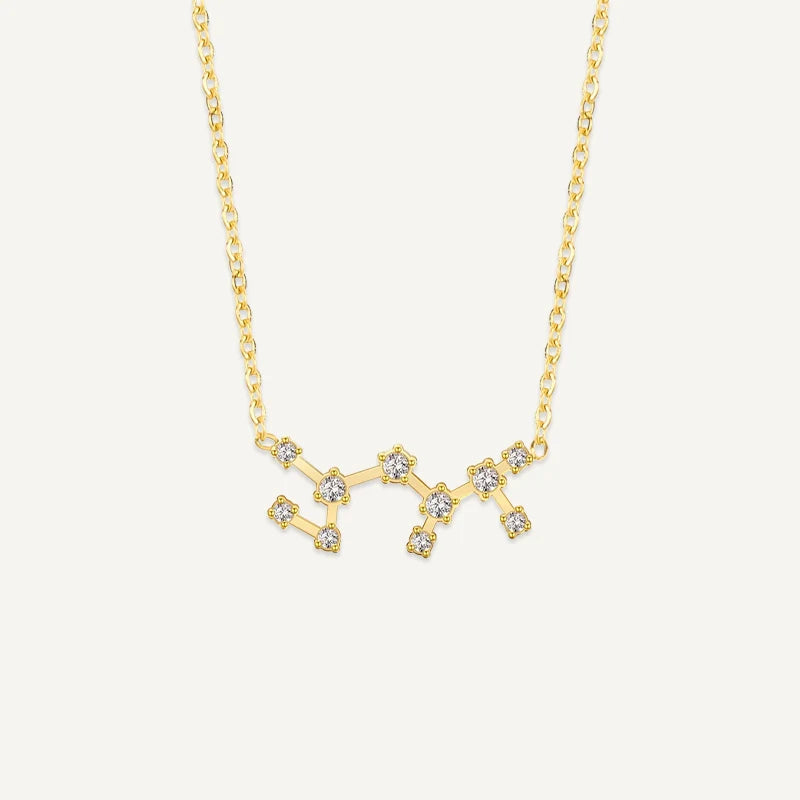Collier Constellation du Zodiaque Or Sagittaire