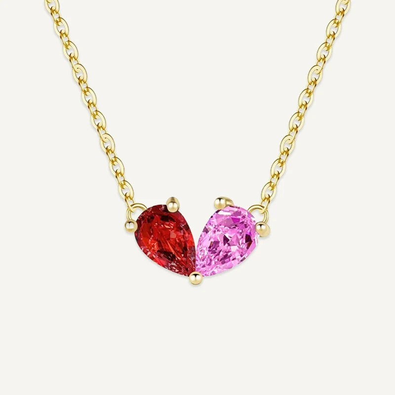 Collier Double Pierres de Naissance Or