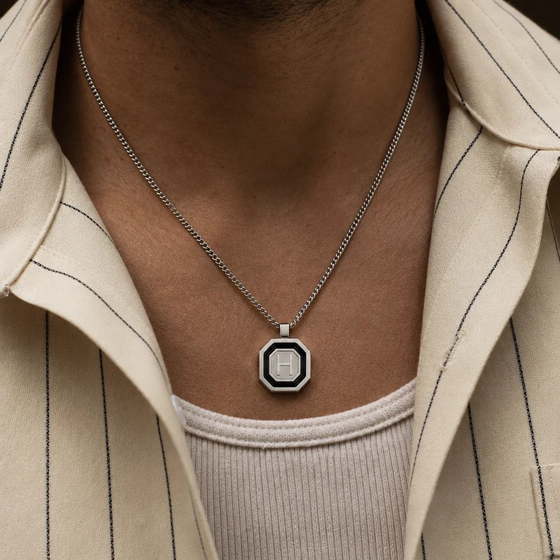 Collier Homme initial