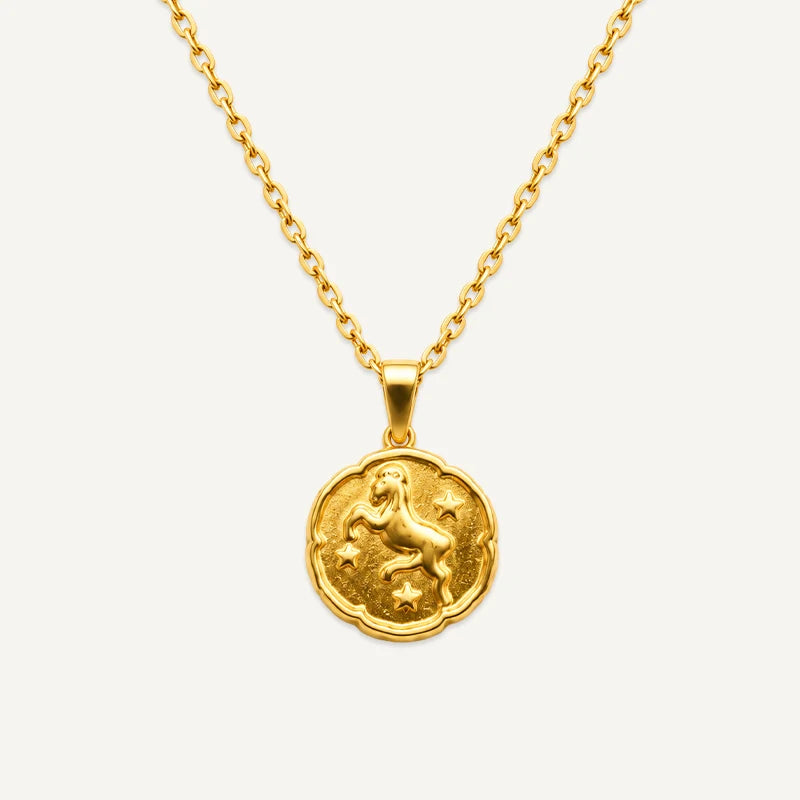 Collier Médaille du Zodiaque Bélier