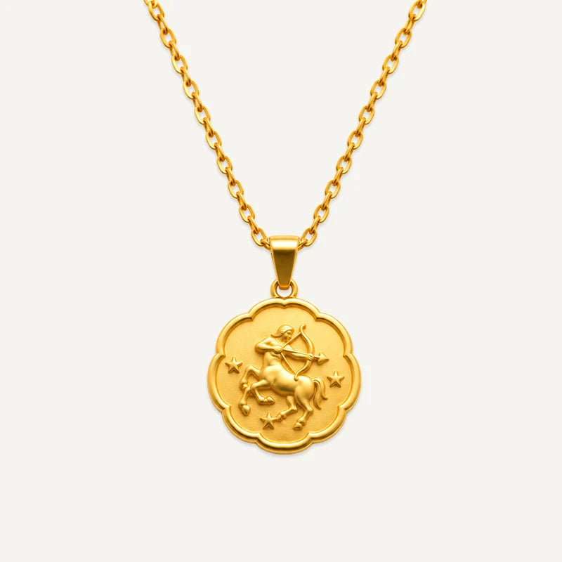 Collier Médaille du Zodiaque Sagittaire