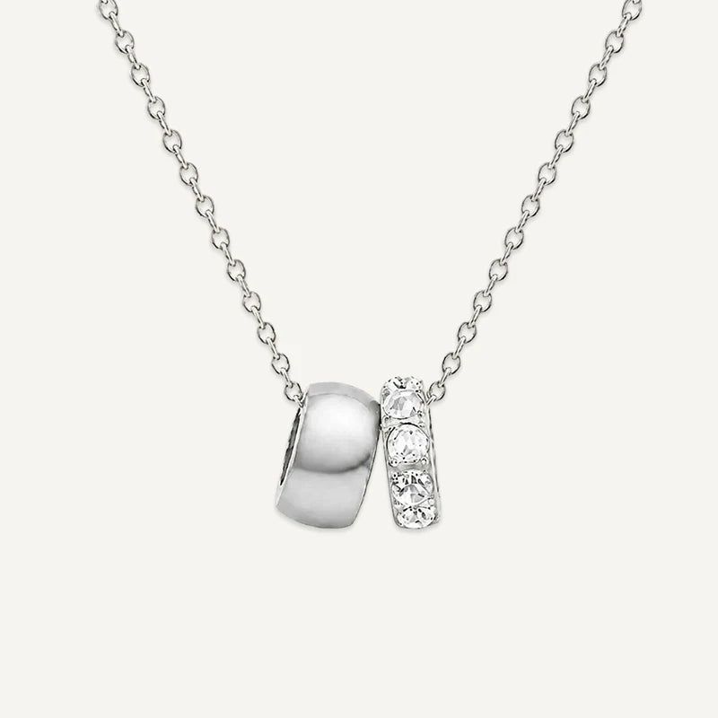 Collier Pendentif Pierre de Naissance Argent Avril