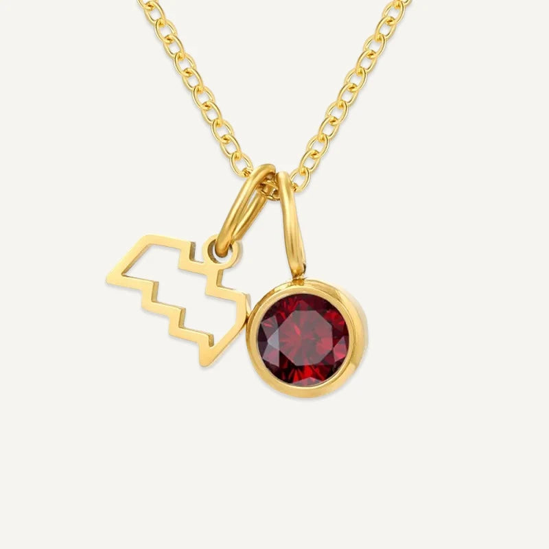 Collier Pierre de Naissance et Signe Astrologique