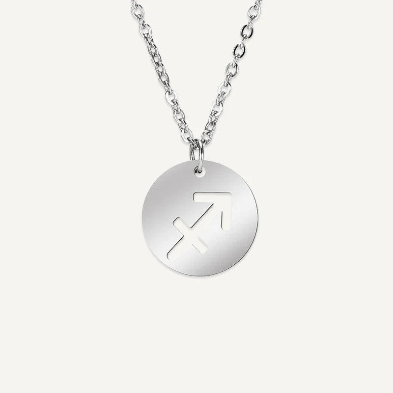 Collier Signe Astrologique Découpé Argent Sagittaire