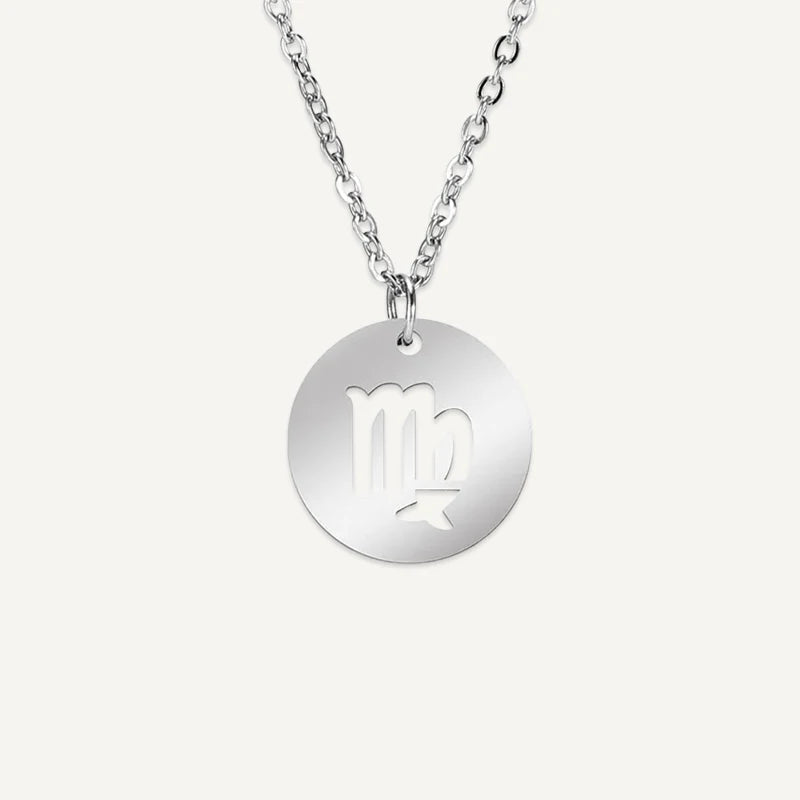 Collier Signe Astrologique Découpé Argent Vierge