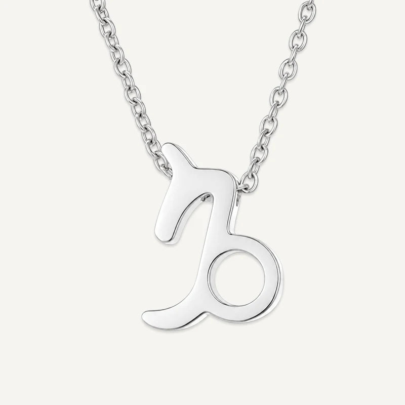 Collier Symbole Astrologique Argent Capricorne