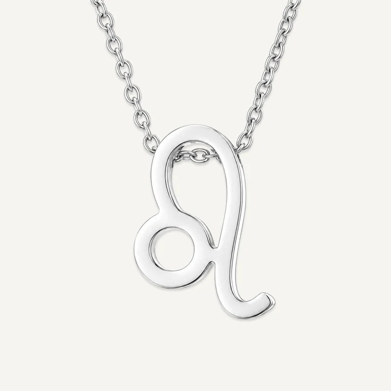 Collier Symbole Astrologique Argent Lion