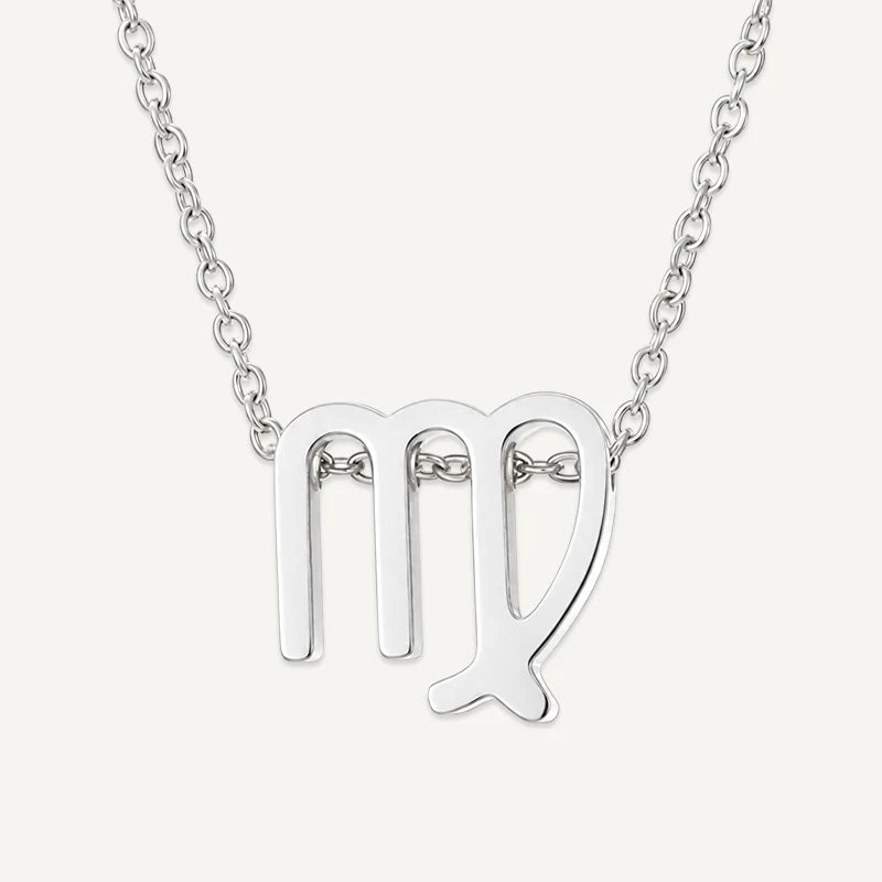 Collier Symbole Astrologique Argent Vierge