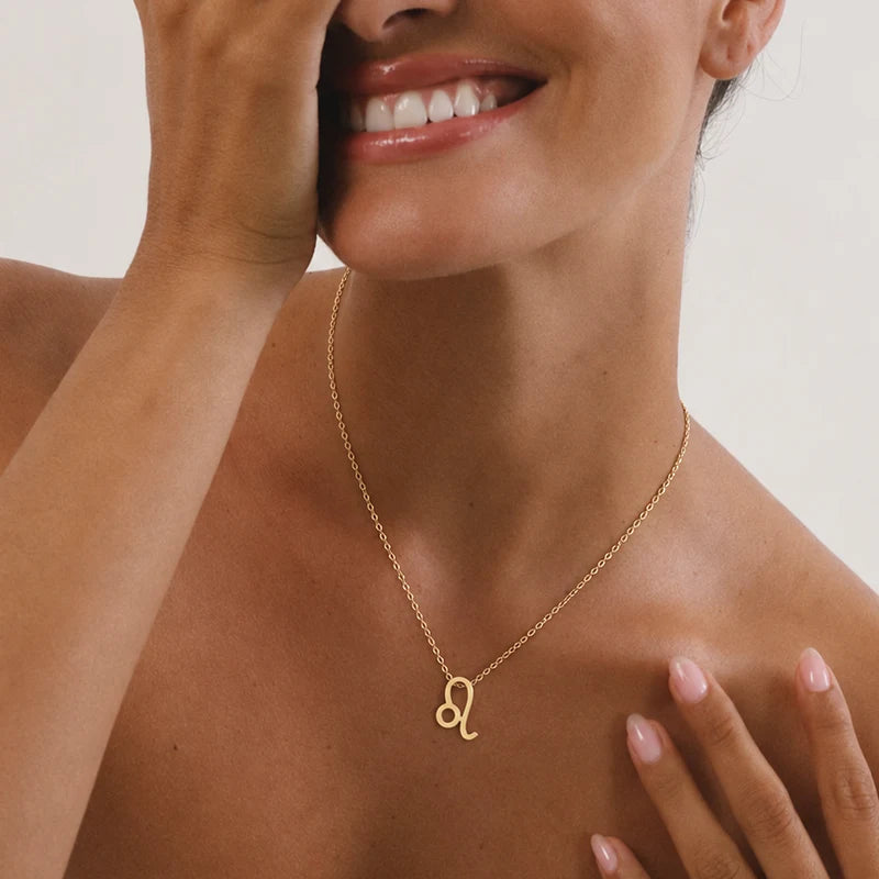 Collier Symbole Astrologique Or Femme