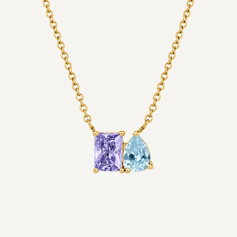 Collier Toi et Moi Pierres de Naissance 5