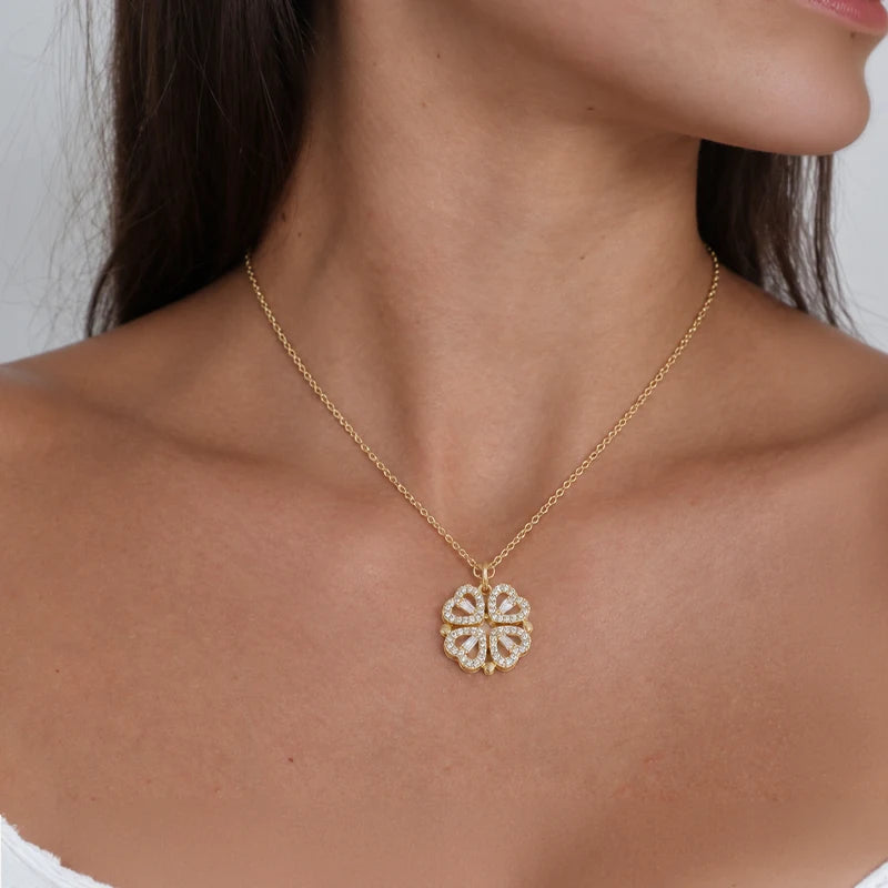 Collier Trèfle à 4 Feuilles Femme
