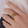 Bague Personnalisée 3 Prénoms